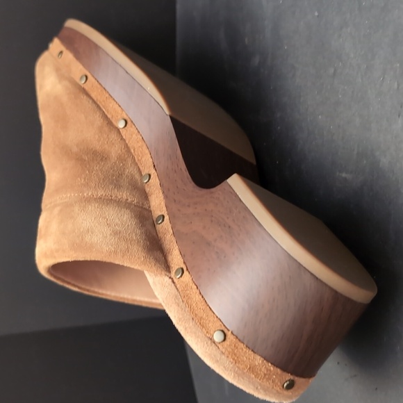Vionic Kacie Woman's Brown Suede/Leather Size 11 Clogs/Mules. - Picture 8 of 10